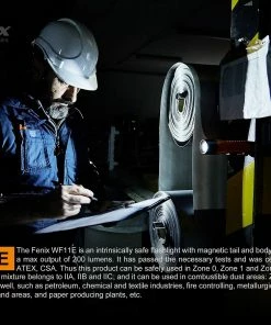 FENIX WF11E 200 LUMENS INTRINSICALLY SAFE FLASHLIGHT 22 FENIX WF11E 200 LUMENS INTRINSICALLY SAFE FLASHLIGHT