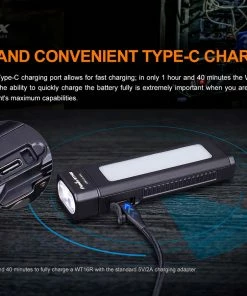 Flashlights FENIX WT16R 300 LUMENS RECHARGEABLE MAGNETIC FLASHLIGHT