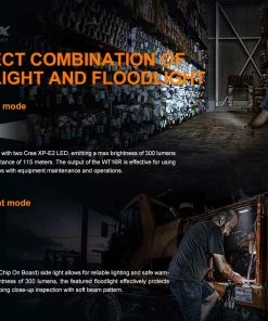 Flashlights FENIX WT16R 300 LUMENS RECHARGEABLE MAGNETIC FLASHLIGHT