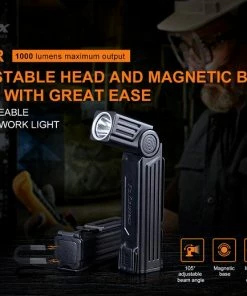Flashlights Fenix WT25R 1000 Lumens Rechargeable Pivoting Work Light