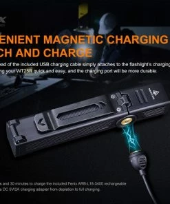 Flashlights Fenix WT25R 1000 Lumens Rechargeable Pivoting Work Light