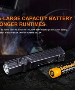 Flashlights Fenix WT25R 1000 Lumens Rechargeable Pivoting Work Light