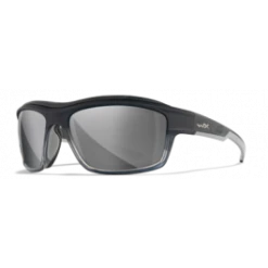 Gear Wiley X Ozone Sunglasses - Grey Silver Flash Lens With Matte Charcoal To Grey Fade Frame