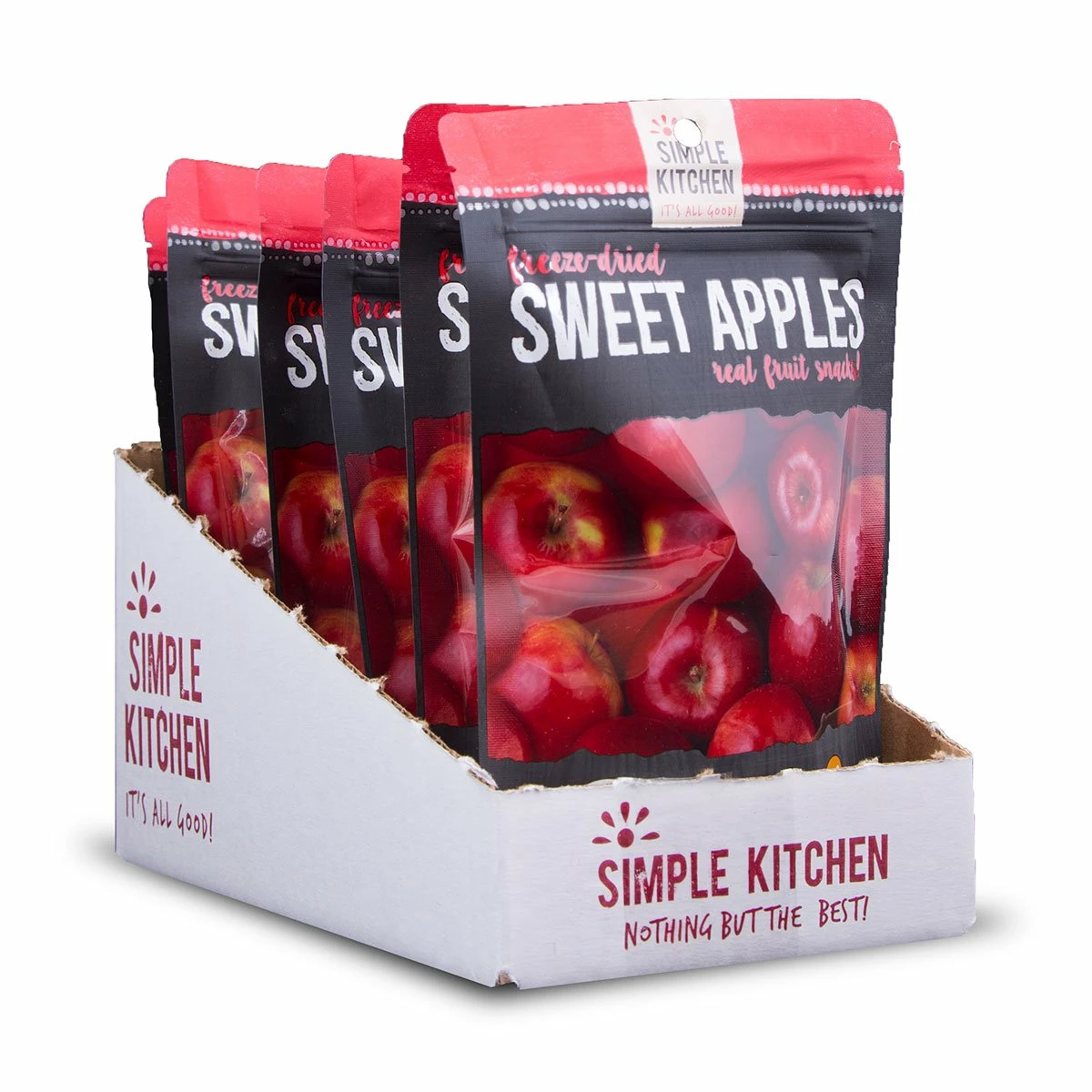 ReadyWise Simple Kitchen Freeze-Dried Sweet Apples - 6 Pack 4 ReadyWise Simple Kitchen Freeze-Dried Sweet Apples - 6 Pack