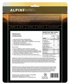 AlpineAire Shakshuka Backpacking Meals