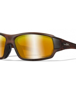 Gear WILEY X BREACH - CAPTIVATE Polarized Bronze Mirror With Matte Hickory Brown Frame