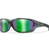WILEY X GRAVITY - CAPTIVATE Polarized Green Mirror With Kryptek Neptune Frame Gear