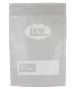 Food & Food Storage LEM ZIPPER TOP VACUUM BAGS - 8" X 12" QUART SIZE