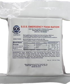 SOS Food Lab Inc SOS Emergency Ration Bar Case 20 Rations - 3600 Kcal