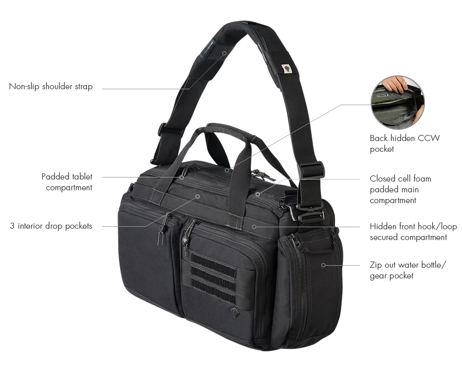 Gear FIRST TACTICAL EXECUTIVE BRIEFCASE 5 Gear FIRST TACTICAL EXECUTIVE BRIEFCASE