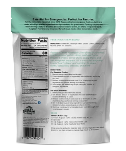 Augason Farms Vegetable Stew Blend Pouch Food & Food Storage