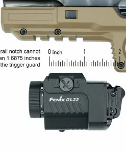 FENIX GL22 750 LUMENS TAC LIGHT WITH RED LASER SIGHT - 750 LUMENS Flashlights