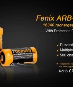Fenix Lights FENIX ARB-L16 700 16340 LI-ION RECHARGEABLE BATTERY