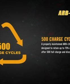 Fenix Lights Fenix ARB-L18 3500U 18650 Li-ion Build-In USB Charging Port Rechargeable Battery