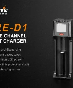 Fenix ARE-D1 Single Bay Smart Battery Charger Fenix Lights