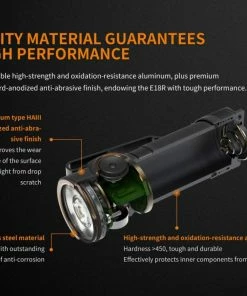 FENIX E18R 750 LUMENS RECHARGEABLE EDC FLASHLIGHT Flashlights