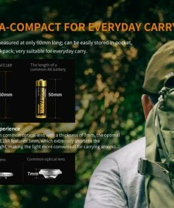 FENIX E18R 750 LUMENS RECHARGEABLE EDC FLASHLIGHT Flashlights