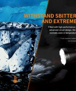 FENIX HT18 1500 LUMENS LONG RANGE FLASHLIGHT