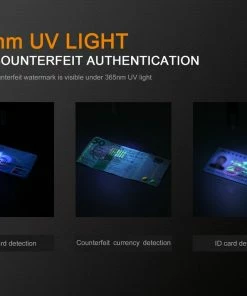 FENIX LD02V2.0 70 LUMENS PENLIGHT WITH UV LIGHT Flashlights