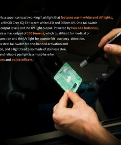 FENIX LD05V2.0 100 LUMENS PENLIGHT WITH UV LIGHT Flashlights 32 FENIX LD05V2.0 100 LUMENS PENLIGHT WITH UV LIGHT Flashlights