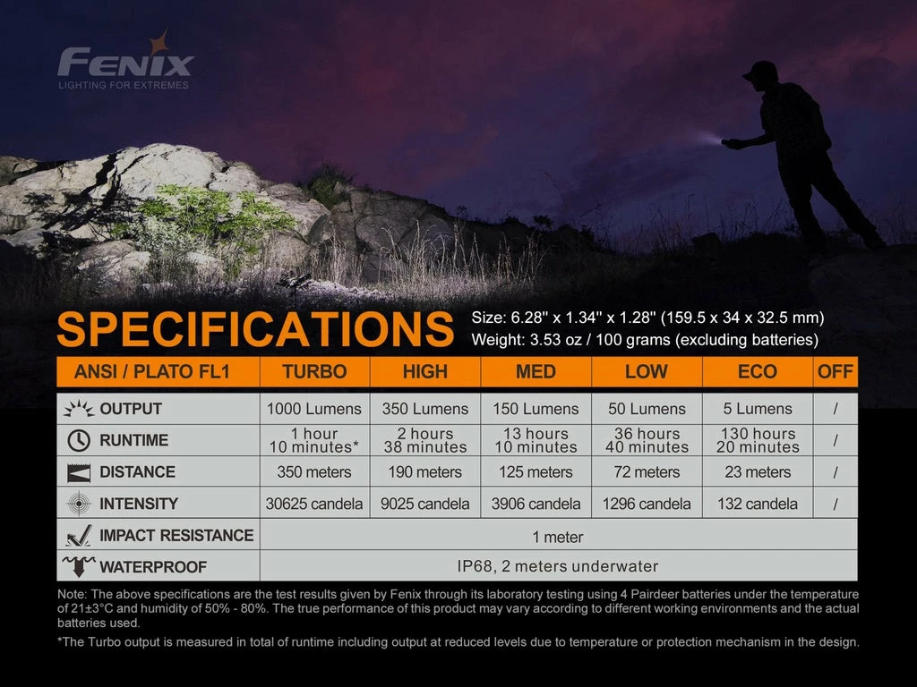 Flashlights FENIX LD42 1000 LUMENS HIGH-OUTPUT OUTDOOR FLASHLIGHT 3 Flashlights FENIX LD42 1000 LUMENS HIGH-OUTPUT OUTDOOR FLASHLIGHT