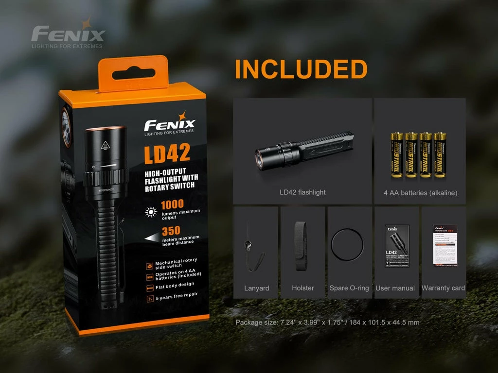 Flashlights FENIX LD42 1000 LUMENS HIGH-OUTPUT OUTDOOR FLASHLIGHT 2 Flashlights FENIX LD42 1000 LUMENS HIGH-OUTPUT OUTDOOR FLASHLIGHT