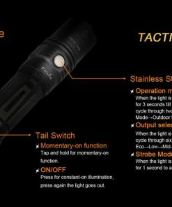 FENIX PD35TAC 1000 LUMENS TACTICAL POCKET FLASHLIGHT Flashlights