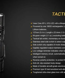 FENIX PD35TAC 1000 LUMENS TACTICAL POCKET FLASHLIGHT Flashlights