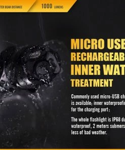 FENIX TK20R 1000 LUMENS RECHARGEABLE FLASHLIGHT