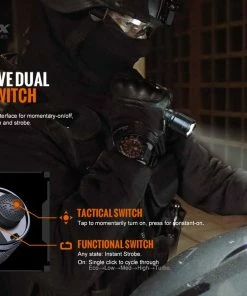 FENIX TK20R V2.0 3000 LUMENS RECHARGEABLE TAC FLASHLIGHT