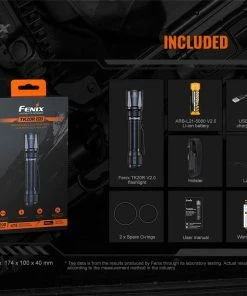 FENIX TK20R V2.0 3000 LUMENS RECHARGEABLE TAC FLASHLIGHT