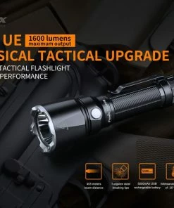 FENIX TK22UE HIGH-PERFORMANCE RECHARGEABLE FLASHLIGHT - 1600 LUMENS