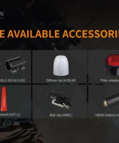 FENIX TK22UE HIGH-PERFORMANCE RECHARGEABLE FLASHLIGHT - 1600 LUMENS