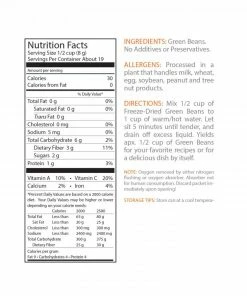 Emergency Essentials Freeze Dried Green Beans - Large Can