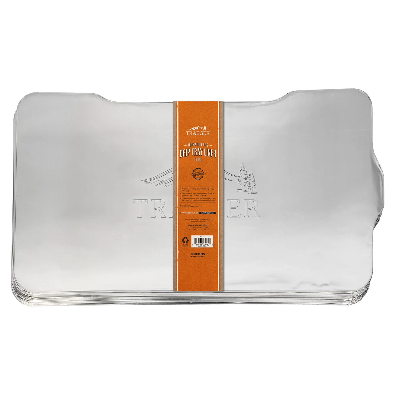 TRAEGER IRONWOOD 885 5 PACK DRIP TRAY LINER Traeger Accessories 1 TRAEGER IRONWOOD 885 5 PACK DRIP TRAY LINER Traeger Accessories