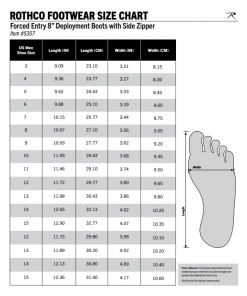 Rothco Forced Entry 8" Deployment Boots With Side Zipper - Coyote Brown 9 Rothco Forced Entry 8