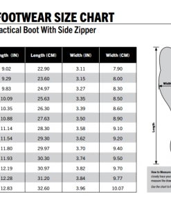 Rothco Forced Entry Tactical Boot With Side Zipper / 8