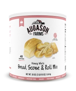 Augason Farms Honey White Bread, Scone & Roll Mix