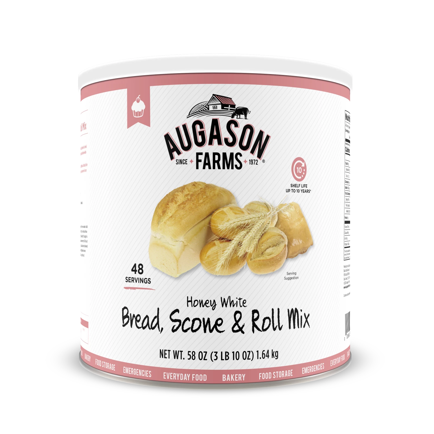 Augason Farms Honey White Bread, Scone & Roll Mix 1 Augason Farms Honey White Bread, Scone & Roll Mix