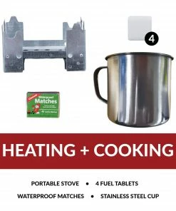 Food & Food Storage ReadyWise 64 Piece Survival Backpack- Red 14 Food & Food Storage ReadyWise 64 Piece Survival Backpack- Red