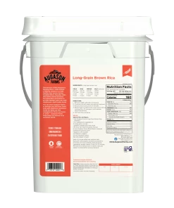 Food & Food Storage Augason Farms Long Grain Brown Rice
