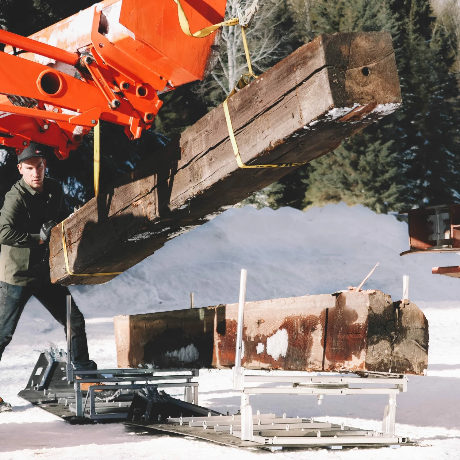 Karyon B-Train Support Rack Set With Pivoting Tops Cargo Sleds 2 Karyon B-Train Support Rack Set With Pivoting Tops Cargo Sleds