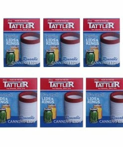 Food & Food Storage Tattler Multi-Size Reusable Canning Lids With Rings - Trial Pack (72 Lids)