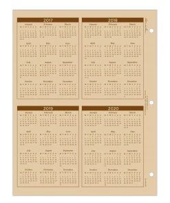 Rite In The Rain Weatherproof Weekly Calendar Set 8.5 In. X 11 In. Waterproof Notebooks