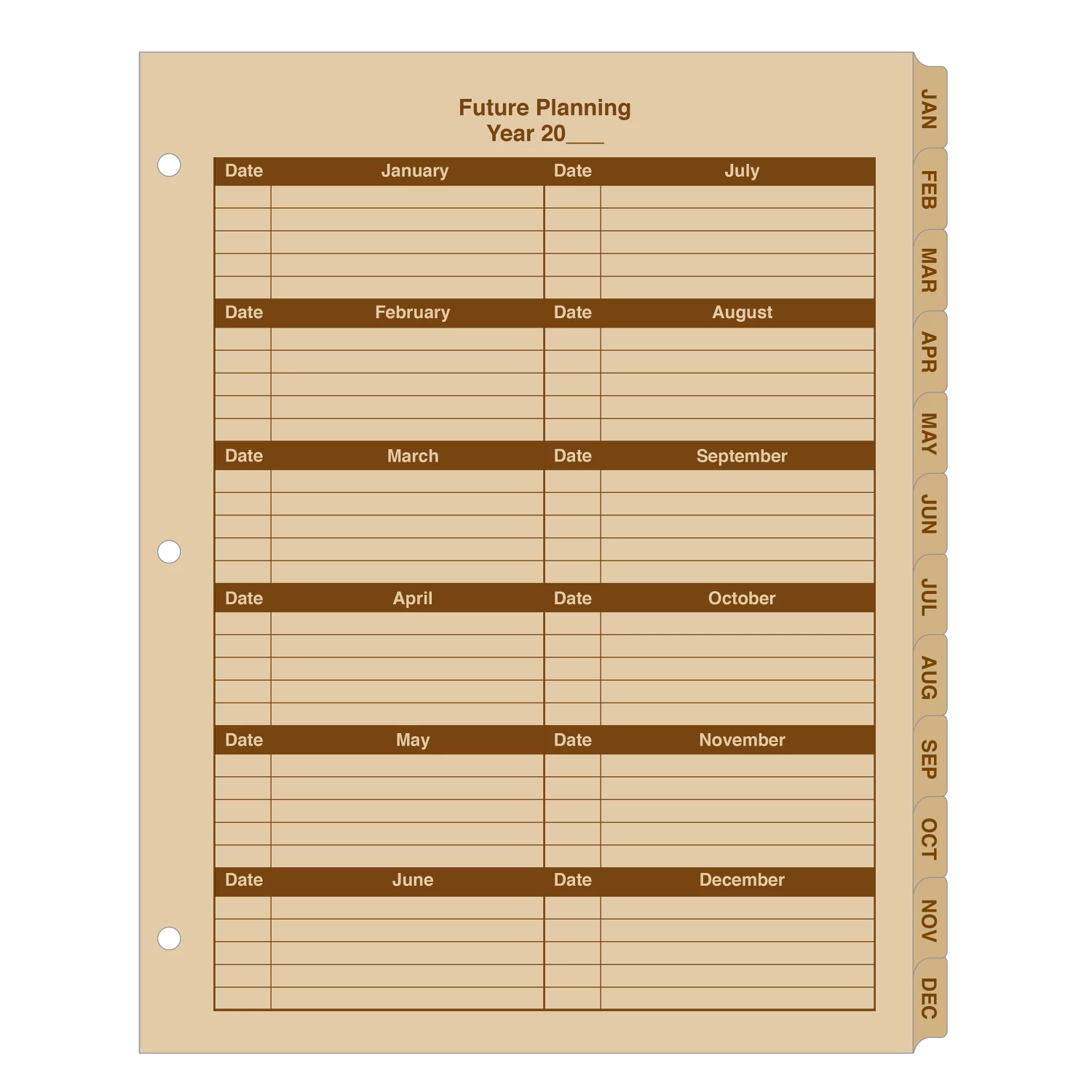 Rite In The Rain Weatherproof Daily Calendar Set 8.5 In. X 11 In. Waterproof Notebooks 3 Rite In The Rain Weatherproof Daily Calendar Set 8.5 In. X 11 In. Waterproof Notebooks