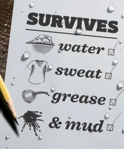 Waterproof Notebooks Rite In The Rain Weatherproof Legal Pad, 8.5 In. X 11 In. - 3 Pack