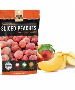 ReadyWise Simple Kitchen Freeze-Dried Peaches - 6 Pack Food & Food Storage