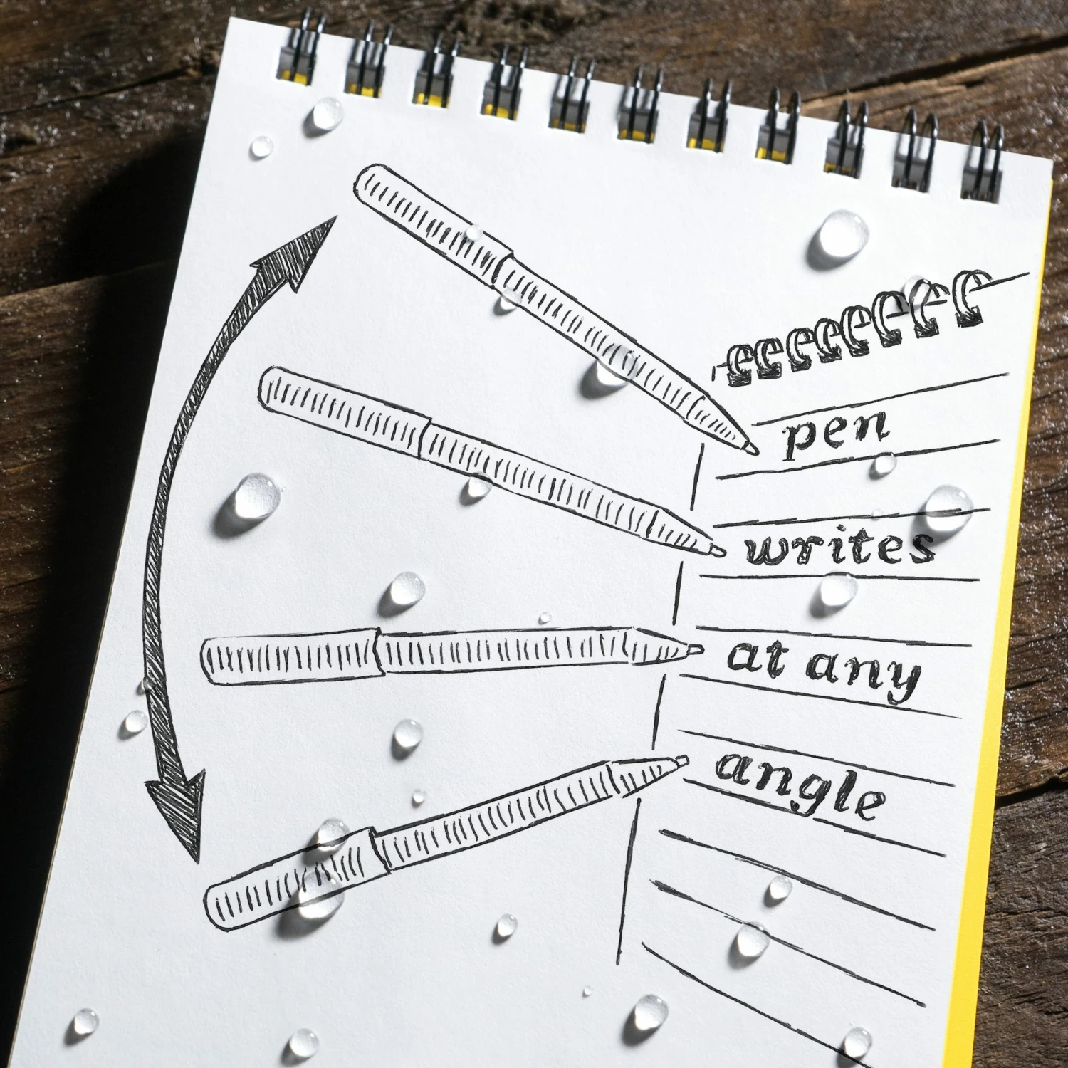 Rite In The Rain Weatherproof Metal Clicker Pen - Black Ink 10 Rite In The Rain Weatherproof Metal Clicker Pen - Black Ink