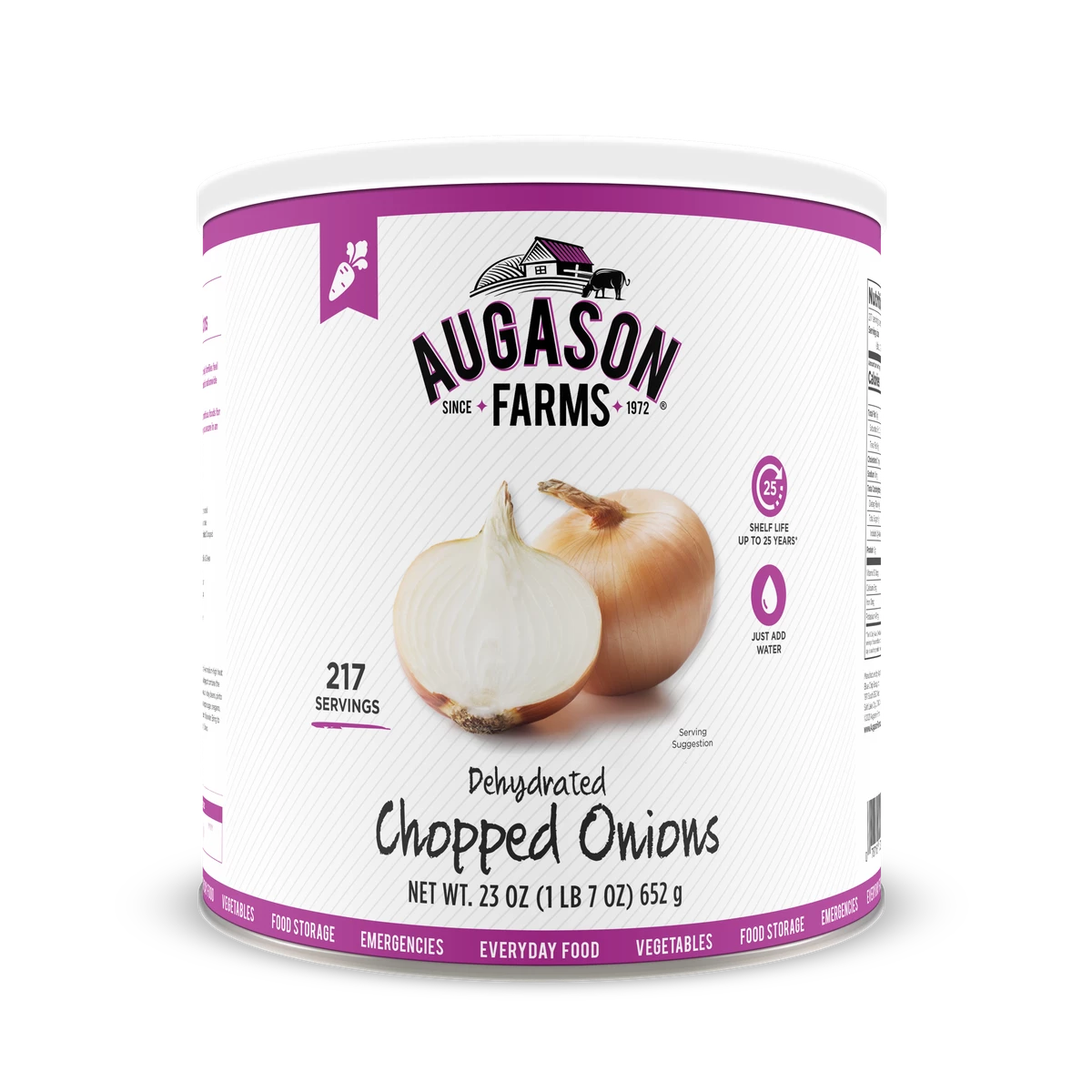 Augason Farms Dehydrated Chopped Onions 1 Augason Farms Dehydrated Chopped Onions