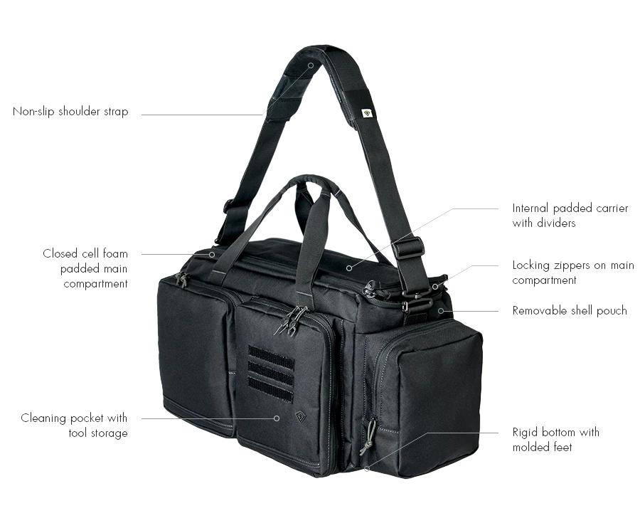 FIRST TACTICAL RECOIL RANGE BAG Gear 7 FIRST TACTICAL RECOIL RANGE BAG Gear